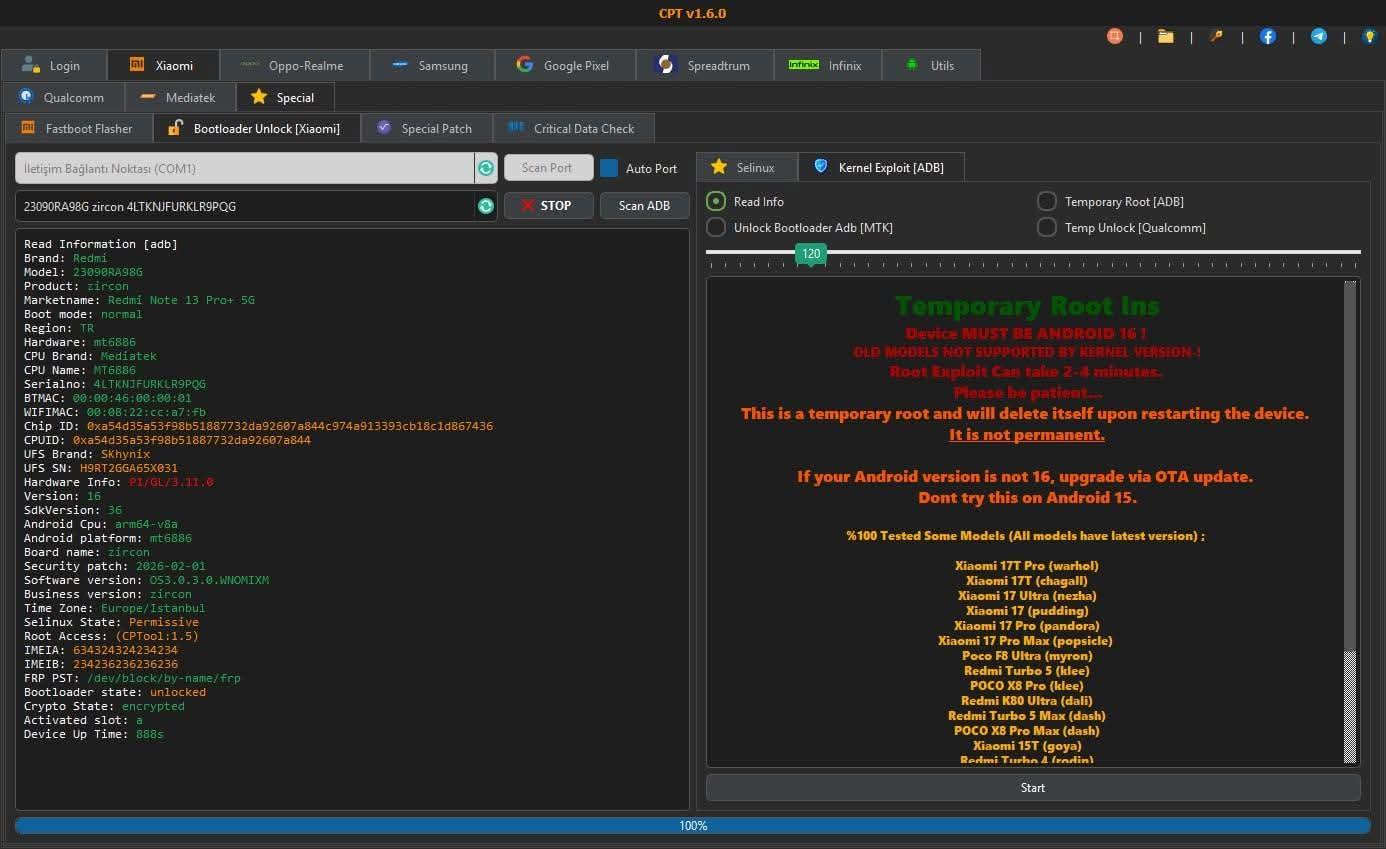 CP-Tool CPT Pro Xiaomi Tool [1 Year Package] Unlimited Operation