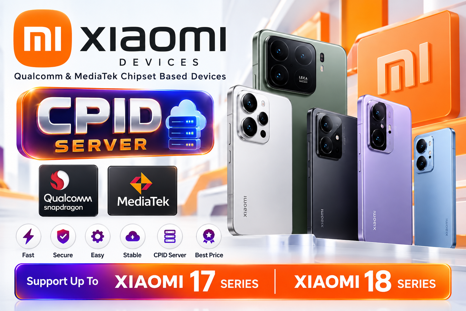 Xiaomi | Poco | Redmi CPID MediaTek Global Devices Only ( Not Support Xioami 17 - 18 Series )