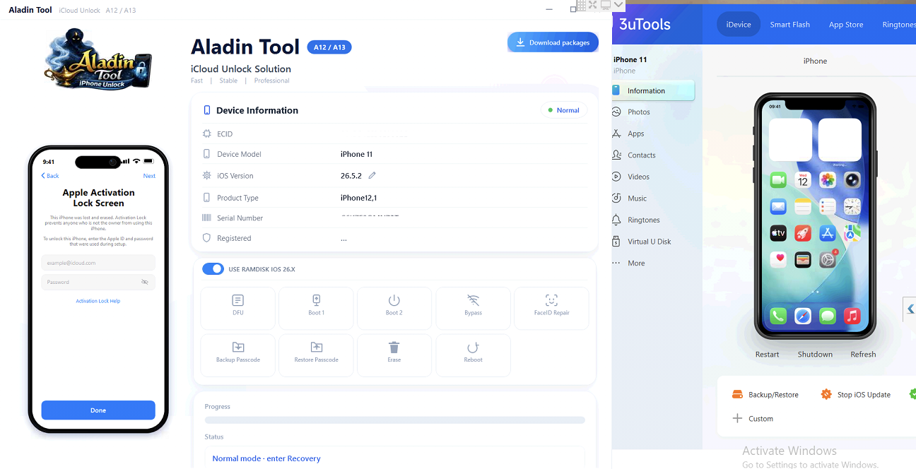 Aladin Tool Service Refund & Verification